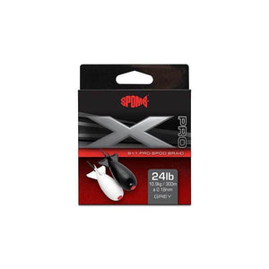Spomb X Pro Braid Grey 24lbs 0.18mm Carp Fishing Spod Marker Braided Line DBL004