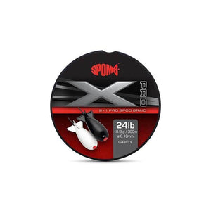 Spomb X Pro Braid Grey 24lbs 0.18mm Carp Fishing Spod Marker Braided Line DBL004
