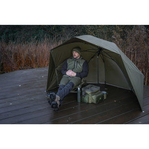 Korum Progress Graphite Brolly Umbrella Shelter 50" Carp Fishing K0370008