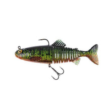 Load image into Gallery viewer, Fox Rage Replicant Jointed 15cm 60g Fire Pike UV Predator Fishing Lure NRE287
