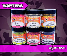 Load image into Gallery viewer, Bait-Tech Critical Wafters 5mm Mega Meat, Almond, Tuna Fishing Hook Bait