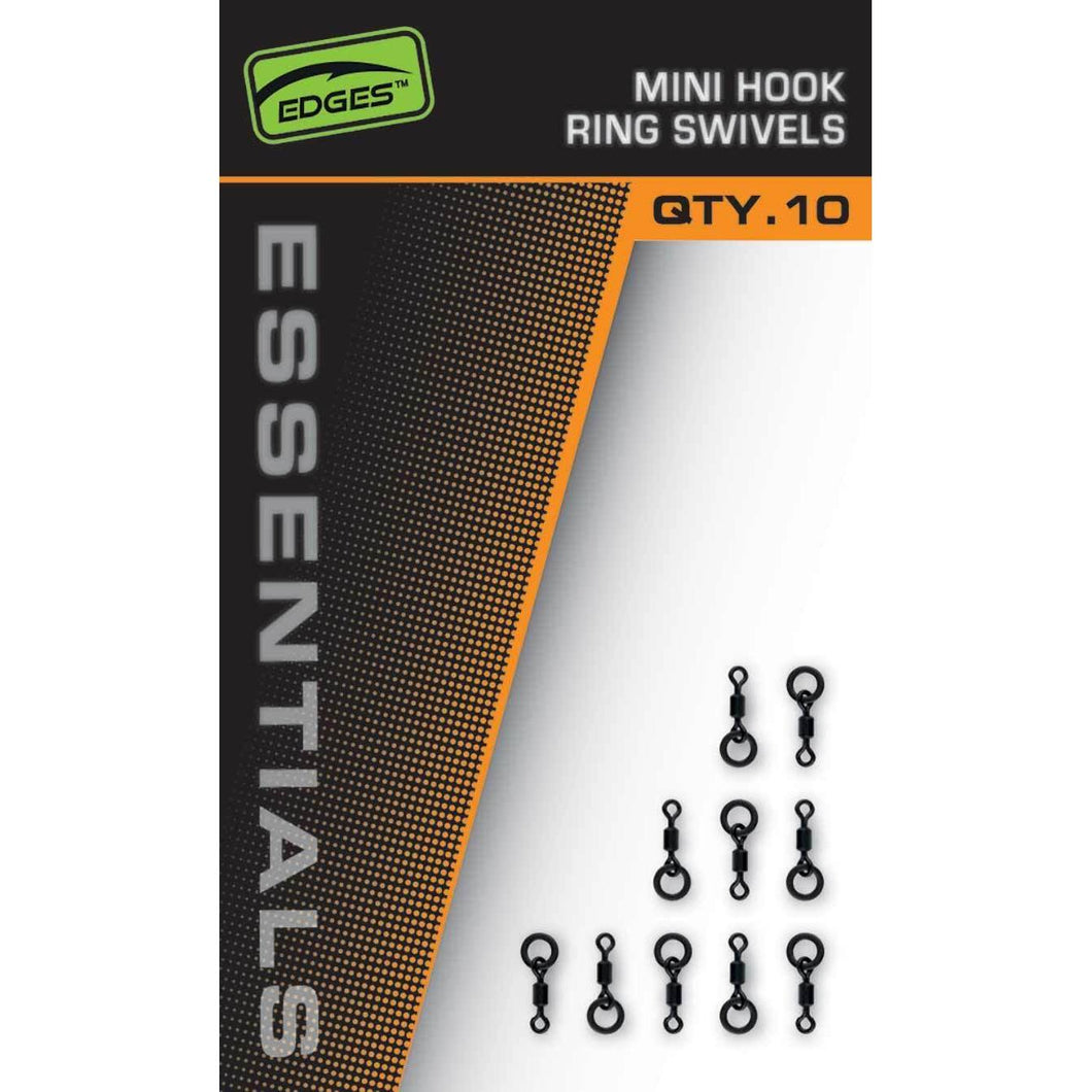 Fox Edges Essentials Mini Hook Ring Swivels Carp Fishing Terminal Tackle CAC881