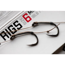 Load image into Gallery viewer, Korda BASIX Ready Tied Hair Rigs Wide Gape Barbed Carp Fishing Pre-Tied Rig