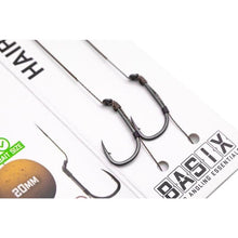 Load image into Gallery viewer, Korda BASIX Ready Tied Hair Rigs Wide Gape Barbed Carp Fishing Pre-Tied Rig