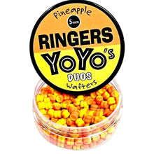 Load image into Gallery viewer, Ringers Yoyo's Duos Wafters Pineapple Orange/Yellow Or Orange/Pink 30g 5mm Hook Baits