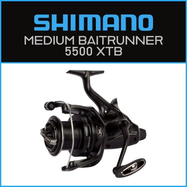 BRAND NEW Shimano Medium Baitrunner Long Cast Fishing Reel 5500XTB