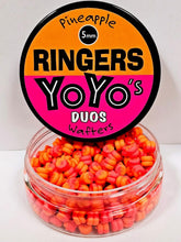 Load image into Gallery viewer, Ringers Yoyo's Duos Wafters Pineapple Orange/Yellow Or Orange/Pink 30g 5mm Hook Baits