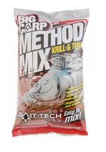 Load image into Gallery viewer, Bait-Tech Method Mix Tiger & Peanut Or Krill & Tuna Fishing Groundbait Bait 2kg Bag