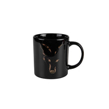 Load image into Gallery viewer, Fox Black Ceramic Mug Camo Logo Tea Coffee Hot Drinks Cup Carp Fishing 350ml
