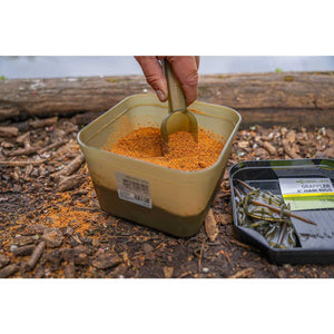 Korum Method Mix Bait Tub Set Carp Fishing Groundbait Pellet Tub + Tray + Scoop