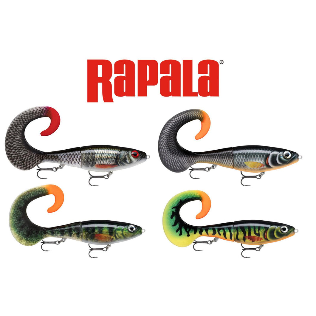 Rapala X-Rap Otus Hybrid Soft Tail Fishing Lure Swimbait Jerkbait Pike Perch