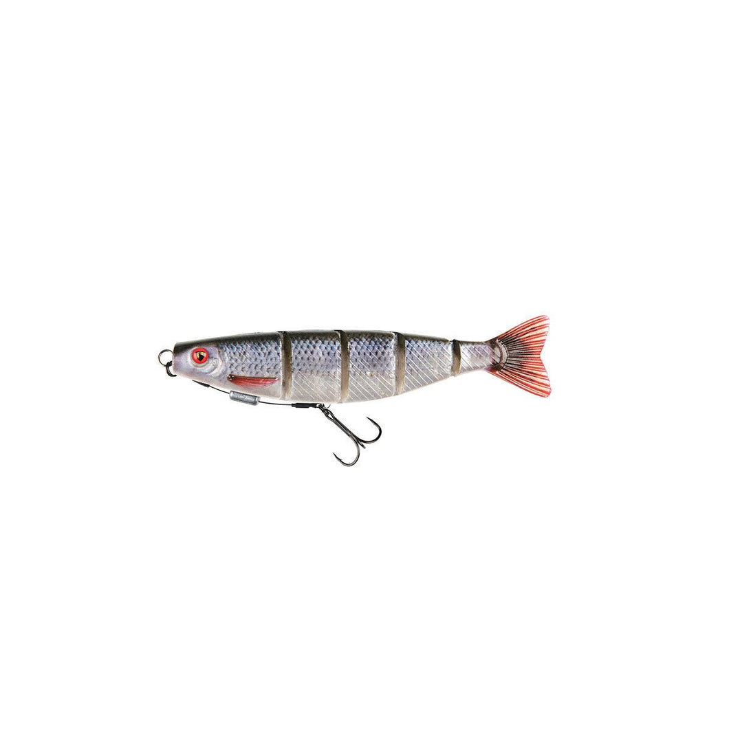 Fox Rage Loaded Jointed Pro Shad Pike Fishing Soft Lure Super Natural Roach 14cm
