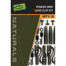 Load image into Gallery viewer, Fox Edges Naturals Power Grip Lead Clip Kit Carp Fishing Terminal Tackle CAC843
