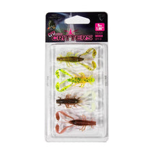 Load image into Gallery viewer, Fox Rage Ultra UV Micro Critter Mixed Colour Lure Pack 5cm x 4pcs Pike Fishing
