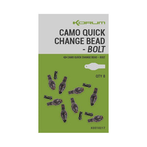 Korum Camo Quick Change Bolt Bead Carp Fishing Semi-Fixed Bolt Rig Bead K0310217