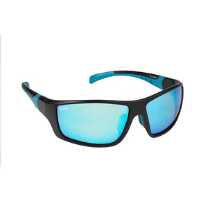 Salmo Polarized Black Sunglasses Grey Ice Blue Lens Fishing Accessory
