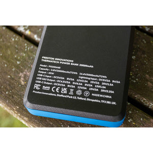 Preston Thermatech 20000mAh Power Bank 20V/2A USB-C 45W Output For Heated Jacket
