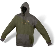 Load image into Gallery viewer, Radical Rough Hoody Hoodie Brown/Olive Green T Shirt Carp Fishing Clothing
