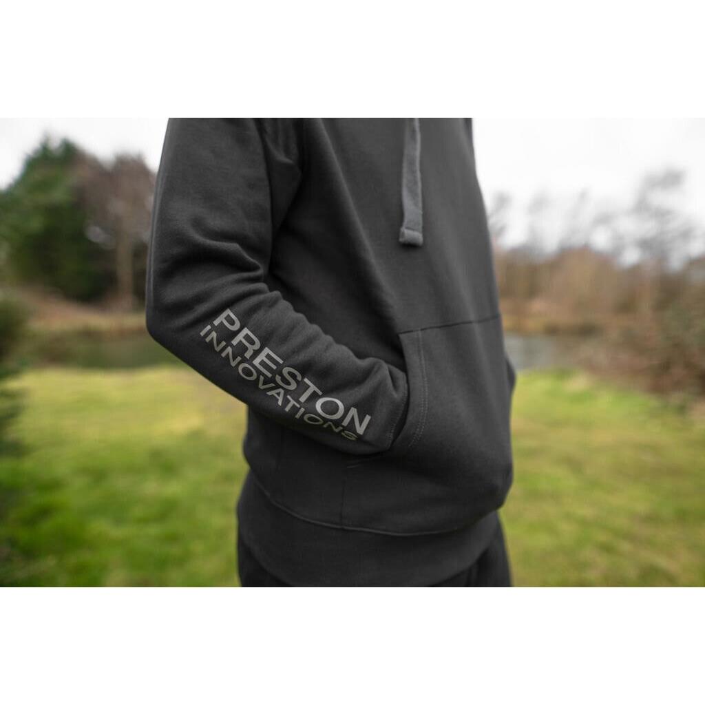 Preston Innovations Limited Edition Charcoal Hoodie Carp Fishing Cloth