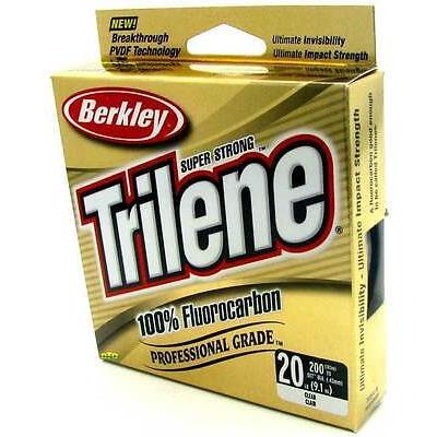 Berkley Trilene 100% Fluorocarbon Professional Grade Clear Fishing Line