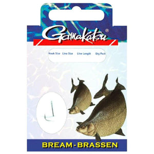 Gamakatsu Booklet Bream 1310N 45cm Carp Fishing Hooks To Nylon 140115 All Sizes