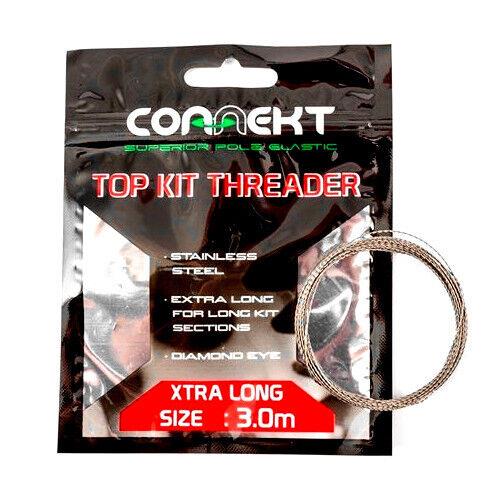 Connekt Top Kit Threader Diamond Eye Fishing Pole Elastic Threader Xtra Long 3M