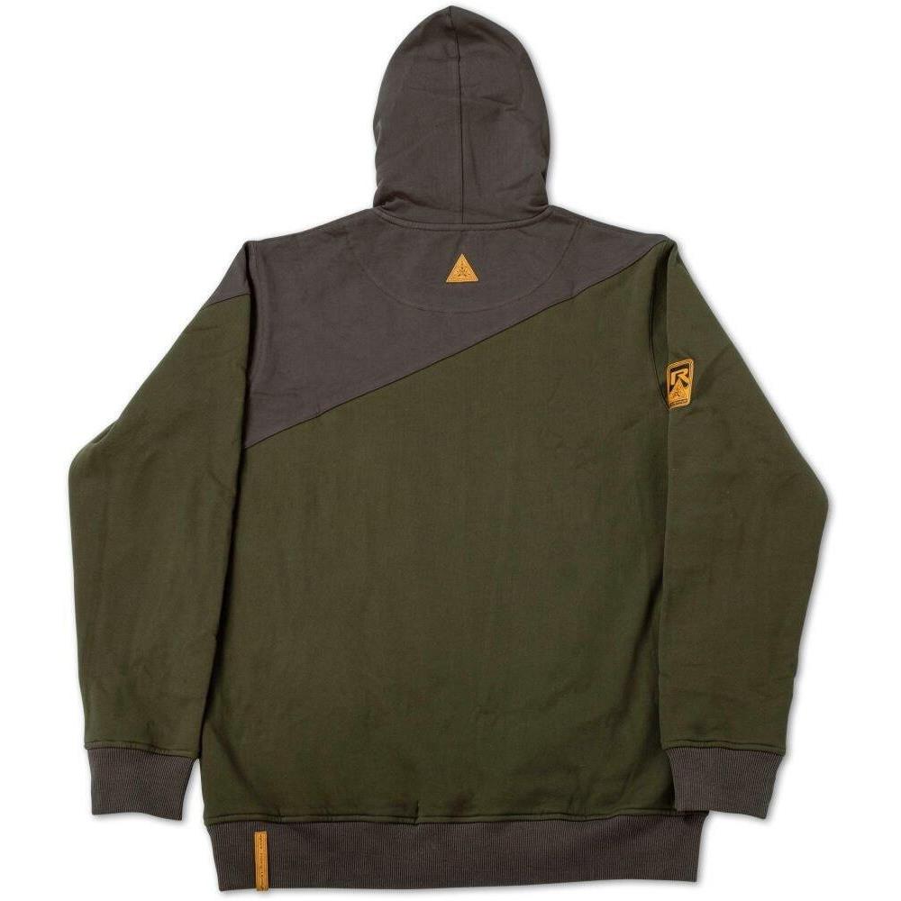 Carp Fishing Clothing - Hoodie & T Shirt Combination - Olive Green - 2XLarge