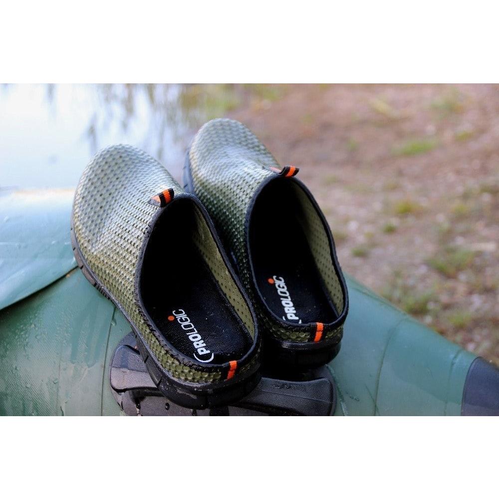 Prologic Bank Slippers Green Carp Fishing Slip-On Bivvy Shoe Lightweig