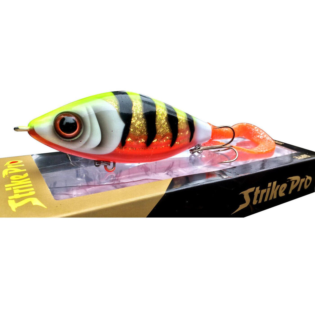 Strike Pro Guppie 13.5cm 120g Golden Perch Glidebait Pike Predator Fishing Lure