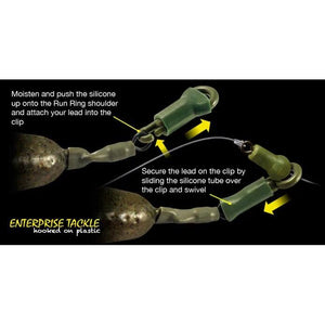 Enterprise Tackle Snag Safe Lead Clip Carp Fishing Tackle Feeder Clip ET11 ET12