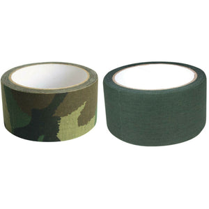 Webtex Fabric Tape Camo or Olive 10m High Strength Green Hunting Shooting