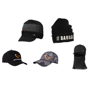 Savage Gear Hat Headwear Beanie Baseball Cap Balaclava Predator Fishing Clothing