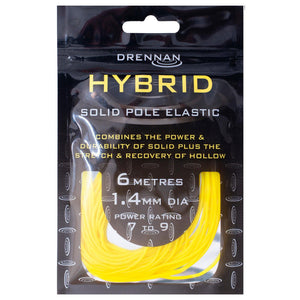 Drennan Hybrid Solid Elastic 6m Match Carp Pole Fishing Elastic All Sizes