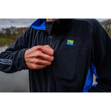 Load image into Gallery viewer, Preston Micro Fleece Jumper Carp Fishing Quarter Zip Wind Proof Fleece All Sizes
