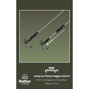 Fox Rage Predator Camo Treble Hook Sleeves Large Pike Fishing Tackle FAC091