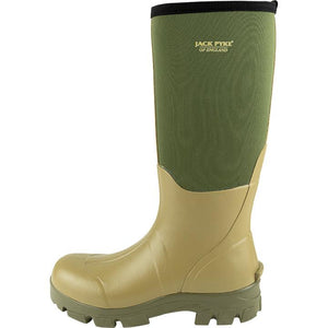 Jack Pyke Ashcombe Neoprene Wellington Boots Green Hunting Wellies All Sizes