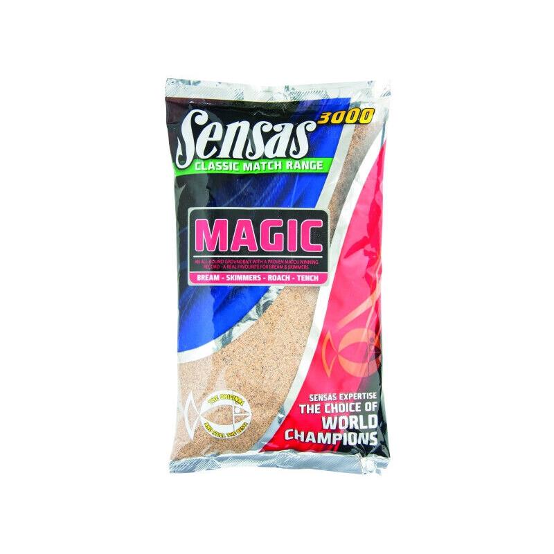 Sensas 3000 Magic Naturel Groundbait Carp Match Fishing Ground Bait 1kg 71101