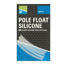 Load image into Gallery viewer, Preston Pole Float Silicone Carp Fishing Pre-Cut Clear Silicone Tube All Sizes
