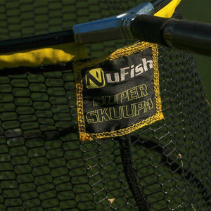 Nufish Super Skuupa Commercial Carp Landing Net Quick Dry Latex Mesh All Sizes