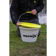 Load image into Gallery viewer, Matrix 17L Groundbait Bucket &amp; Lid Carp Match Fishing Bait Bucket GBT041
