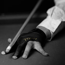 Load image into Gallery viewer, Taom Midas Cueing Glove Medium Left Black Pool Snooker 3 Finger Billiard Glove
