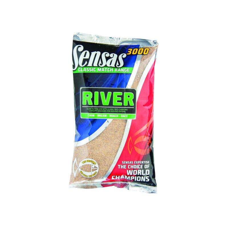 Sensas 3000 River Groundbait Carp Match Fishing Ground Bait 1kg 71401