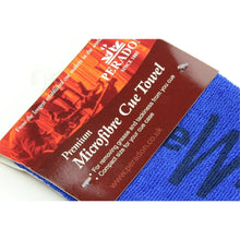 Load image into Gallery viewer, Peradon Microfibre Cue Towel Blue Pool Snooker Billiards Cue Cleaning Cloth
