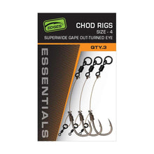 Load image into Gallery viewer, Fox Edges Super Wide Gape Chod Rigs Carp Fishing Pre-Tied Rigs Pack of 3
