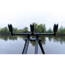 Load image into Gallery viewer, Korum Deluxe 3 Rod Tripod Rod Pod Carp Fishing Rod Rest Holder K0360068
