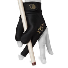 Load image into Gallery viewer, Taom Midas Cueing Glove Medium Left Black Pool Snooker 3 Finger Billiard Glove
