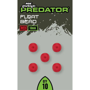 Fox Rage Predator Red Float Bead 10mm Pike Fishing Sliding Float Stops FAC122