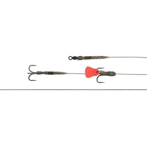 Fox Rage Predator Twin Treble Trace 52cm Size 6 Barbed 40lb Pike Fishing FRR022