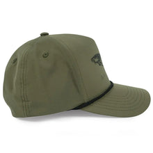 Load image into Gallery viewer, Korum Rope Barbel Cap Fishing Hat Fully Waterproof Green One-Size K0350162
