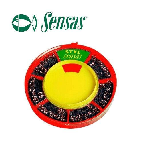 Sensas 1/2 Styl 6 Division Split Shot Dispenser Half Sizes Carp Fishing Weights